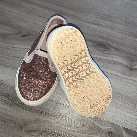 Cat and Jack Slip-on Pink Glitter Shoes 5 - Picture 6 of 7